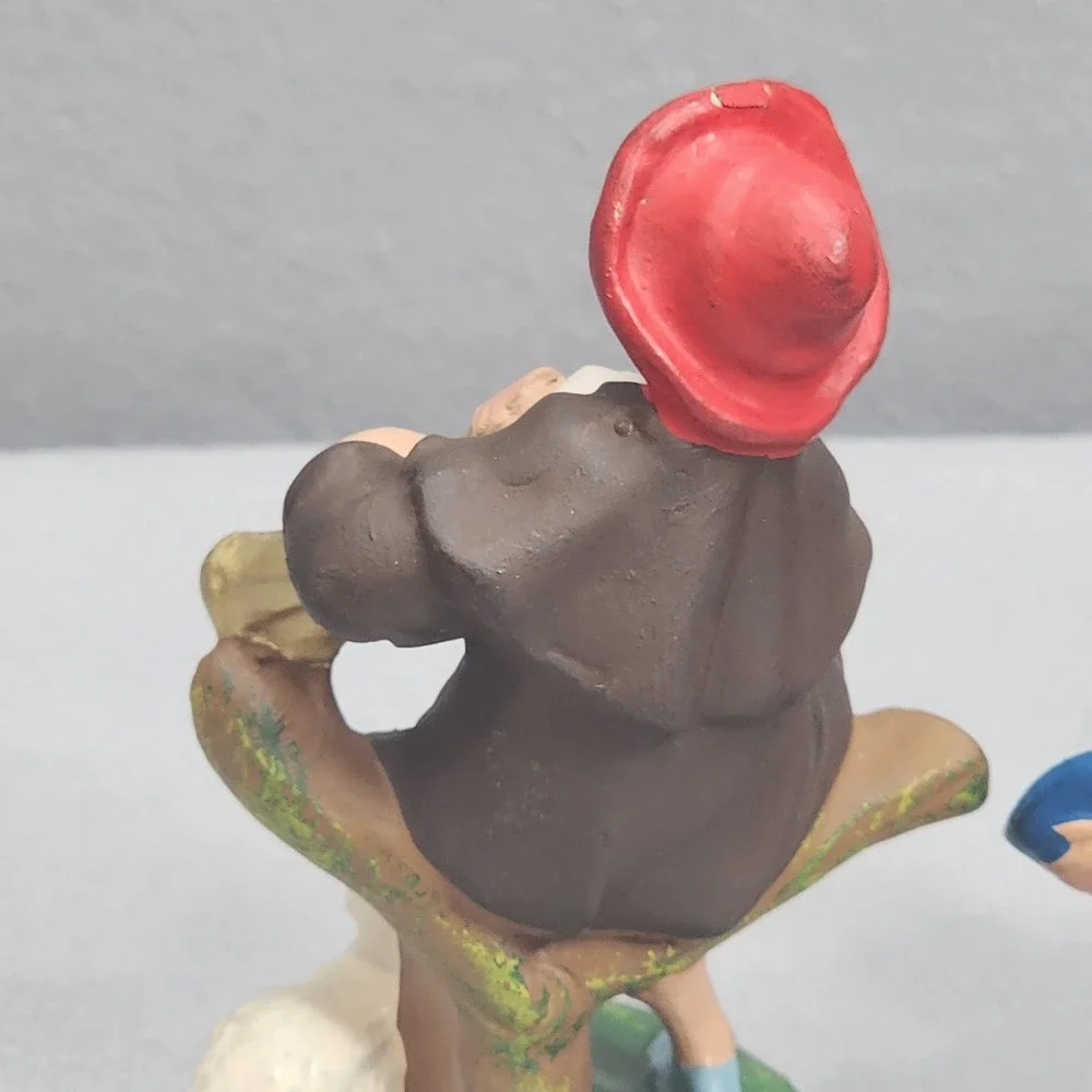 Vintage Nativity Scene Figurines‎ Shepherd Men Set of 3